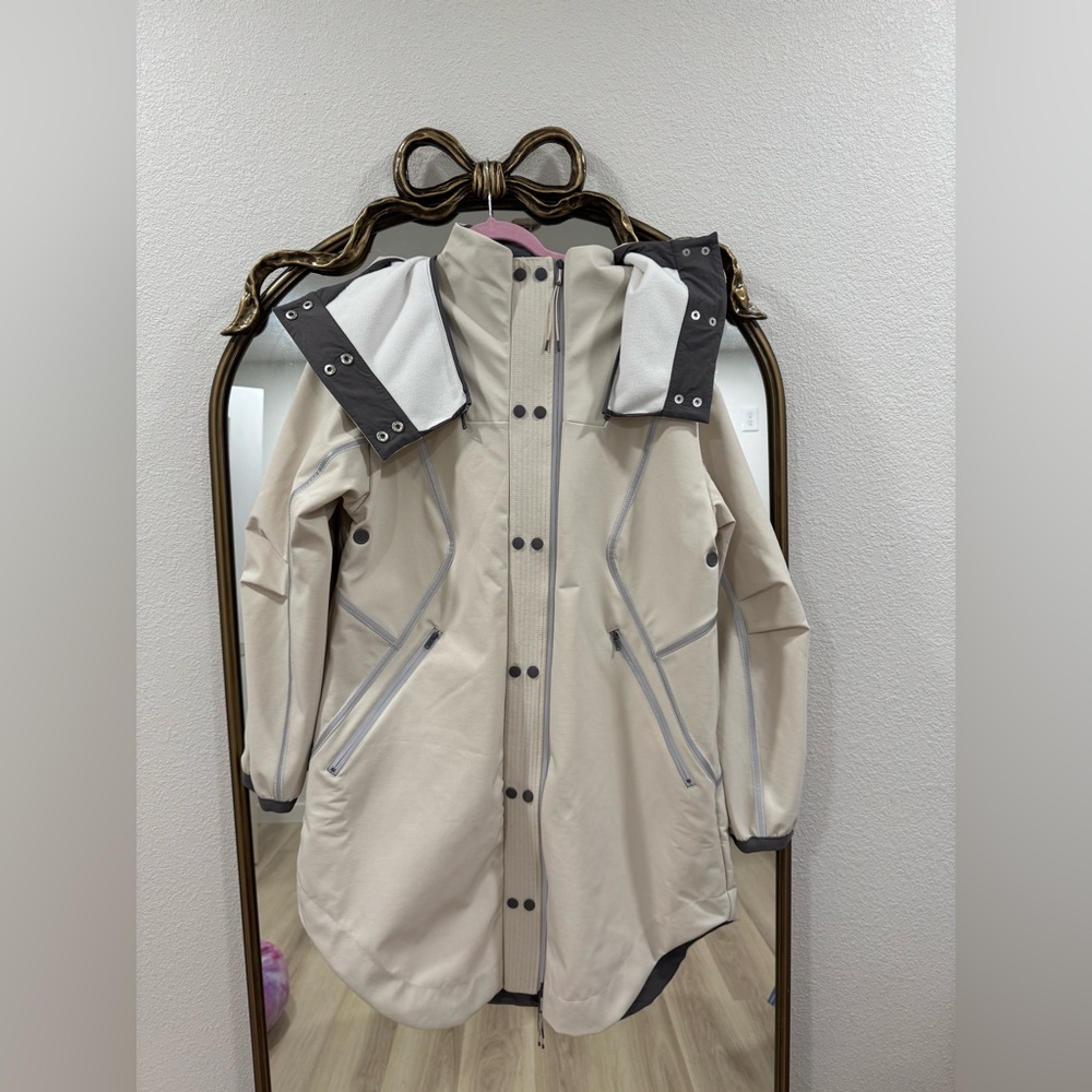 NWT Free people Movement Moon Magic Reflective Rain Parka Jacket - Picture 5 of 10